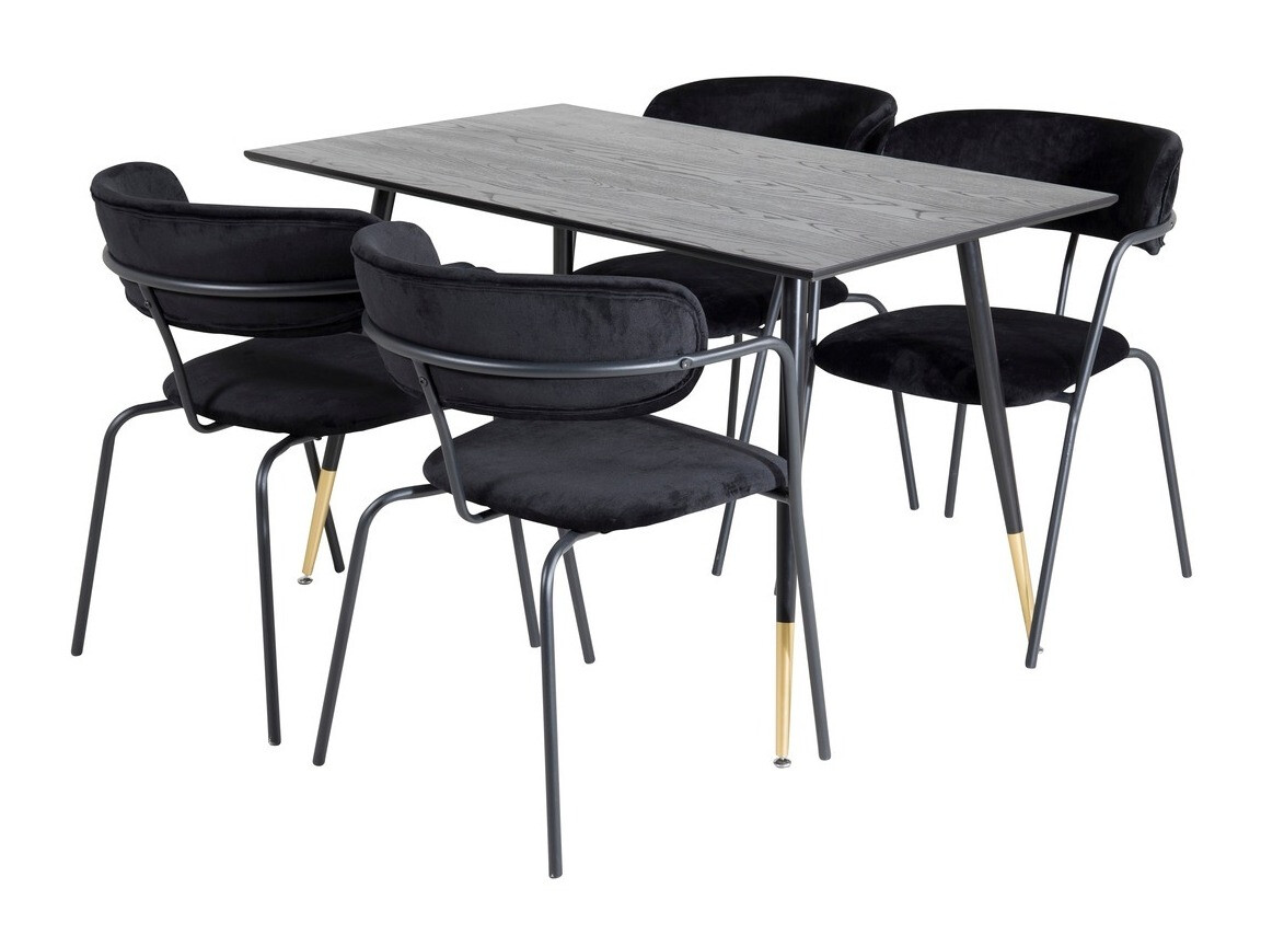 Set de mese Dallas 1694 (Negru + Gri)