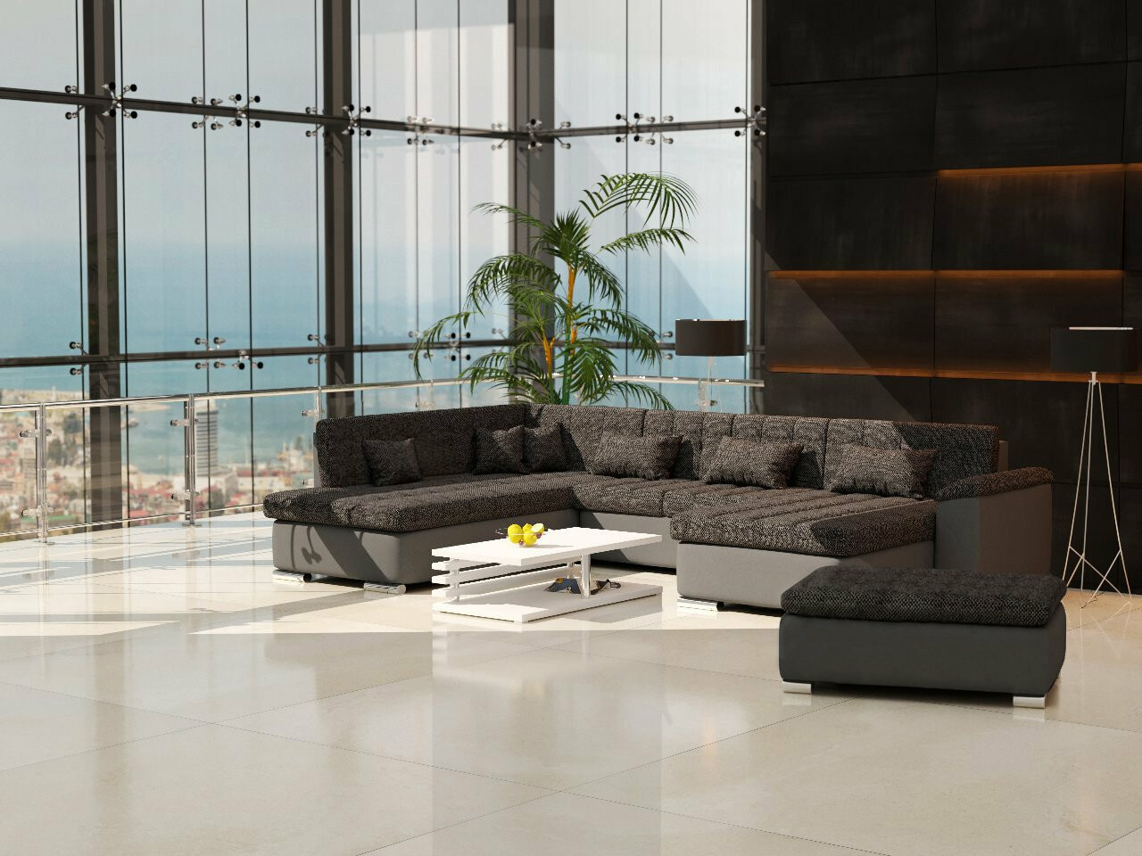 Set mobilier tapițat Comfivo Gemma I (Soft 020 + Majorka 03)