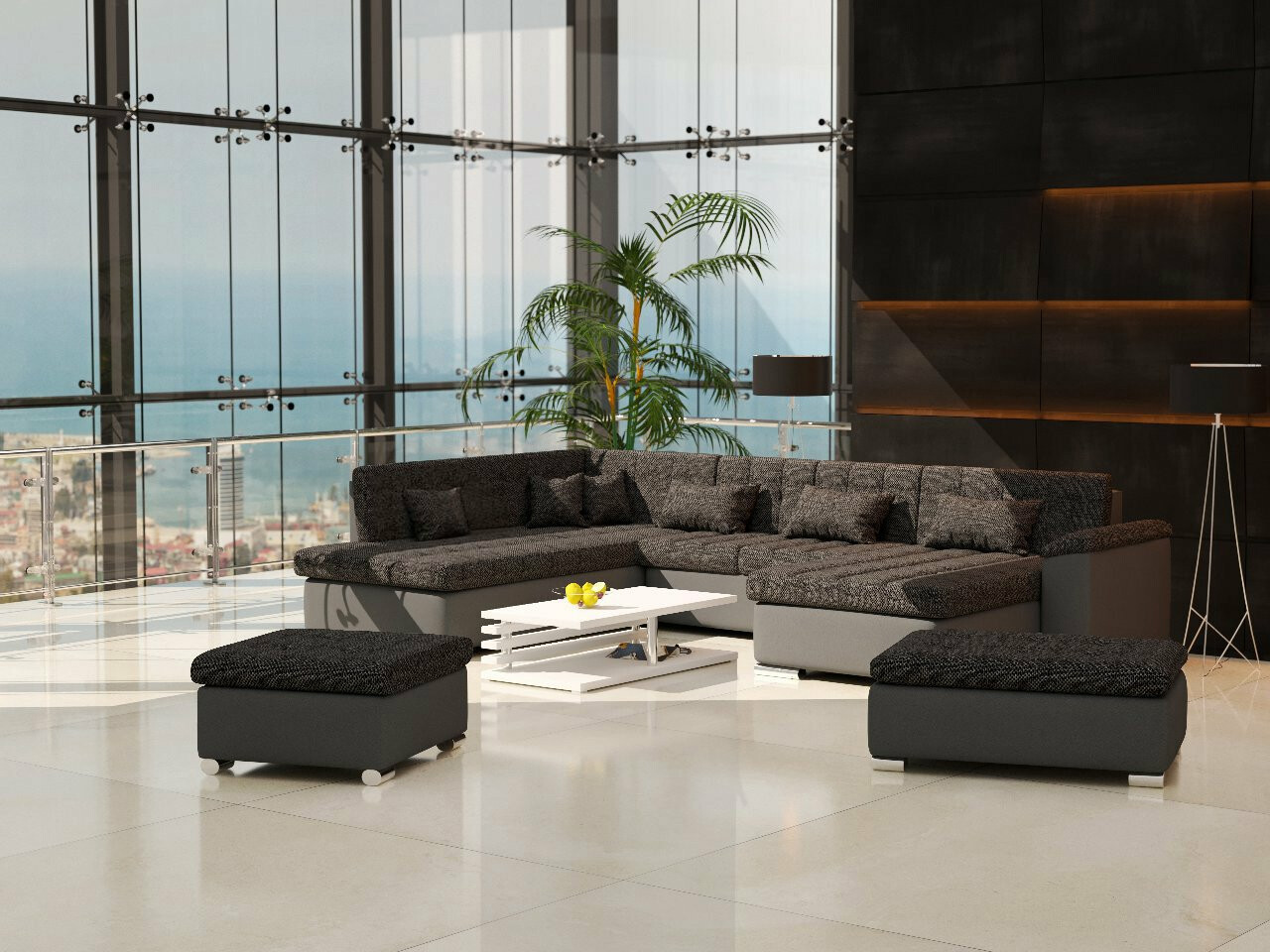 Set mobilier tapițat Comfivo Gemma II (Soft 020 + Majorka 03)