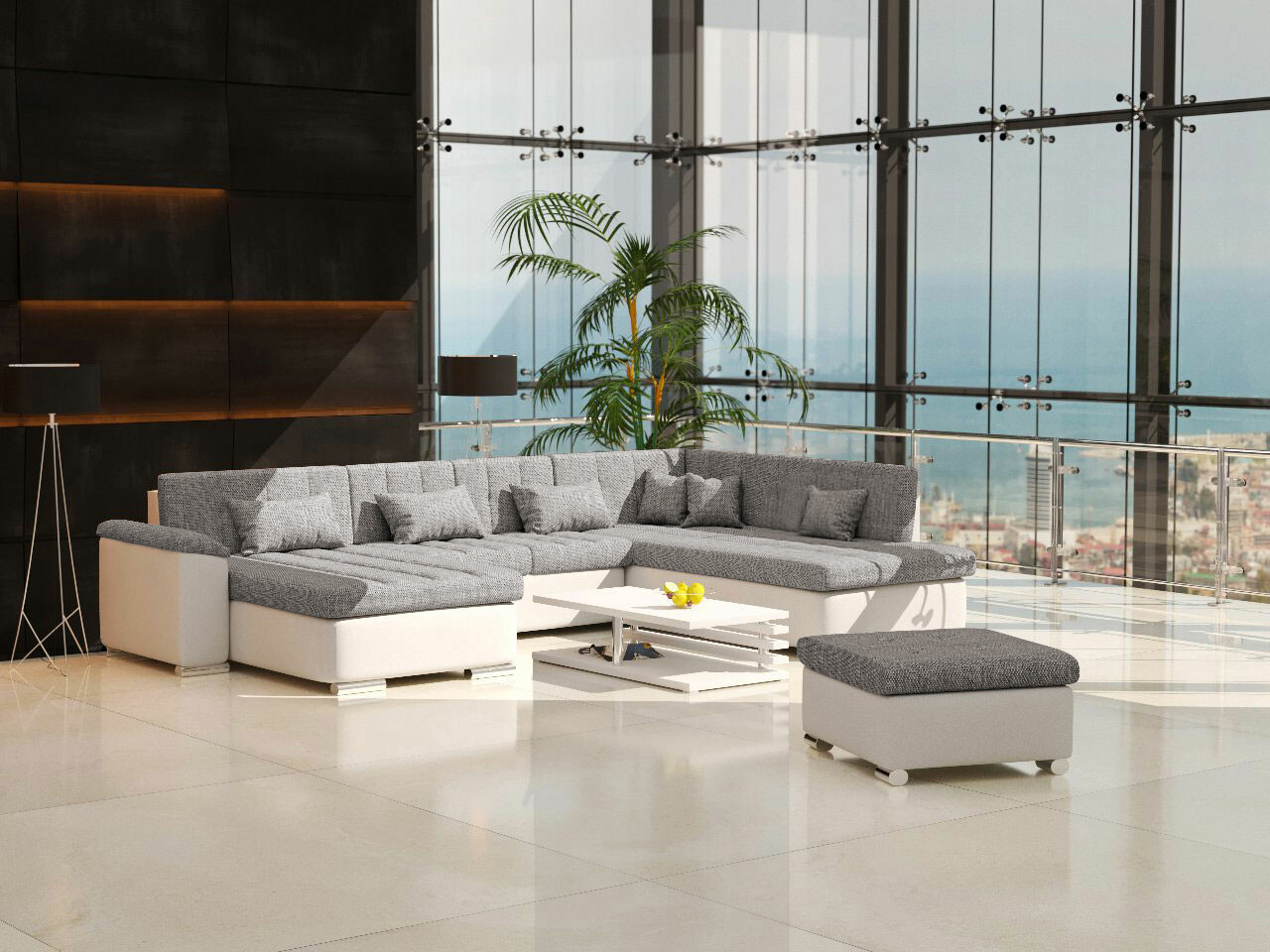 Set mobilier tapițat Comfivo Gemma (Soft 017 + Lawa 05)