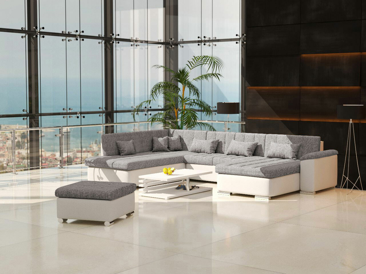 Set mobilier tapițat Comfivo Gemma (Soft 017 + Lawa 05)