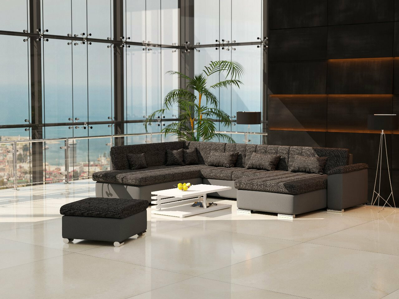 Set mobilier tapițat Comfivo Gemma (Soft 020 + Majorka 03)