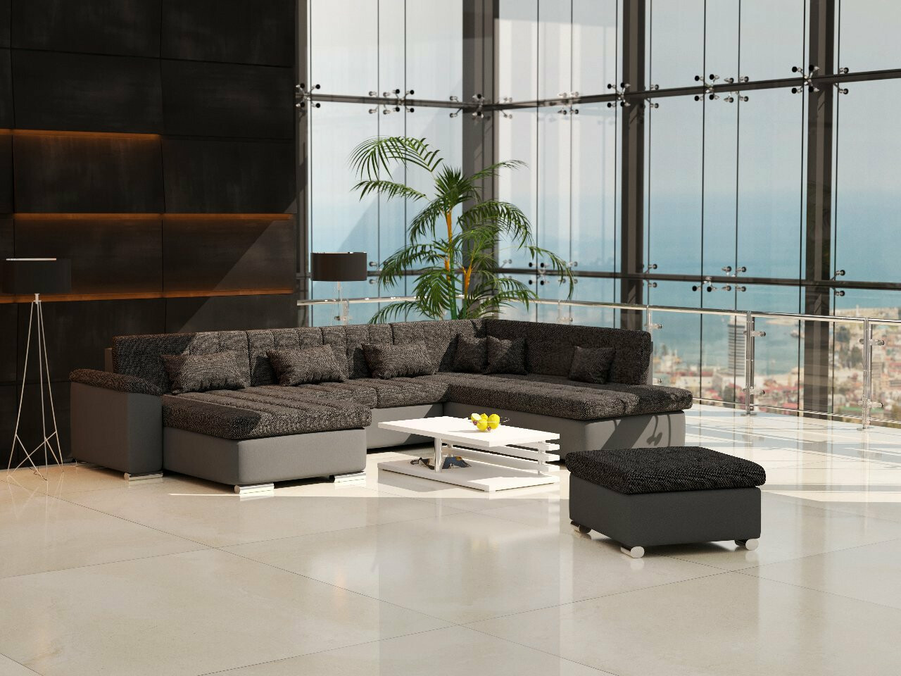 Set mobilier tapițat Comfivo Gemma (Soft 020 + Majorka 03)