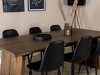 Set de mese Dallas 1841 (Stejar închis + Negru)