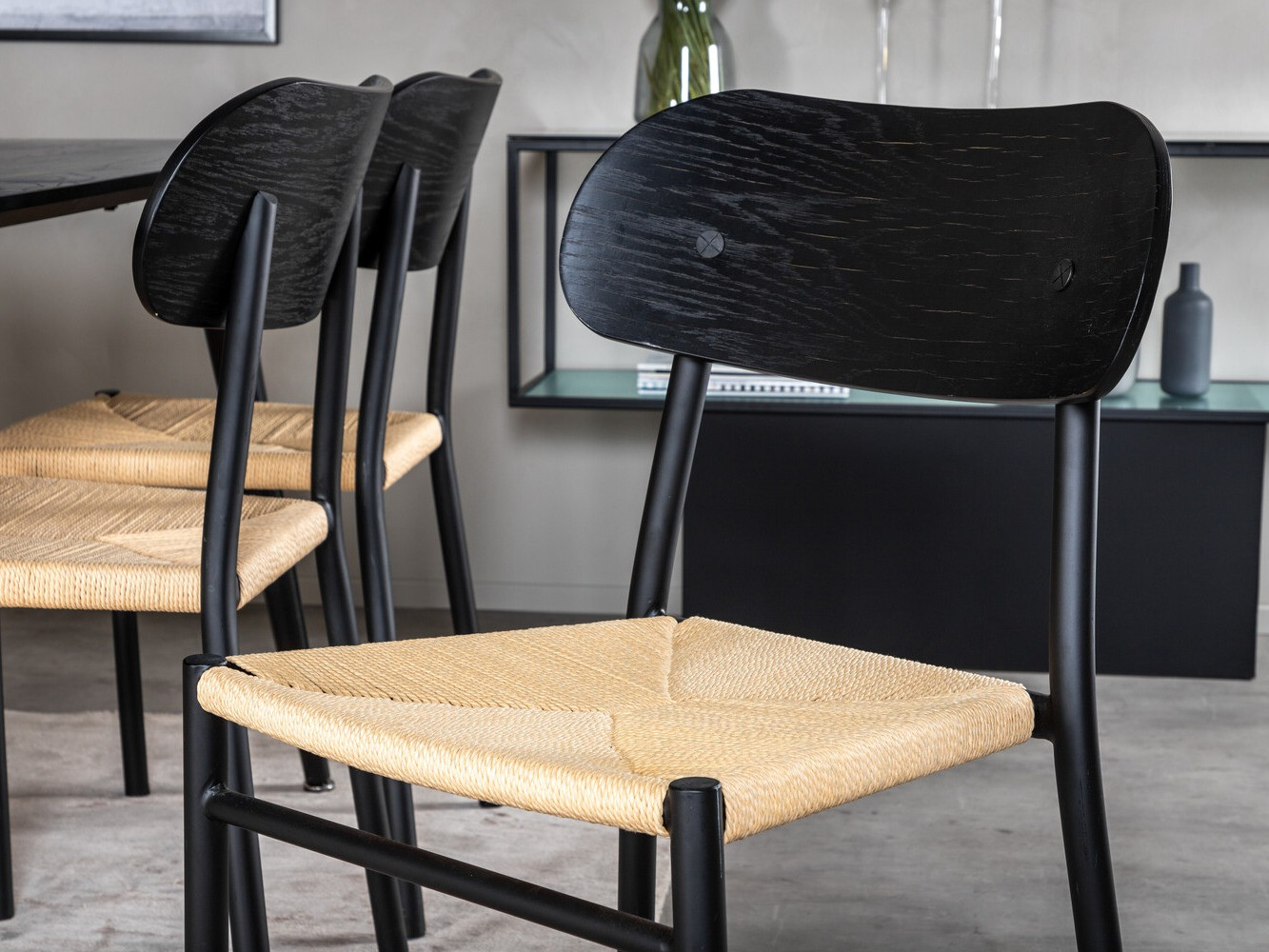 Set de mese Dallas 2574 (Negru + Maro)