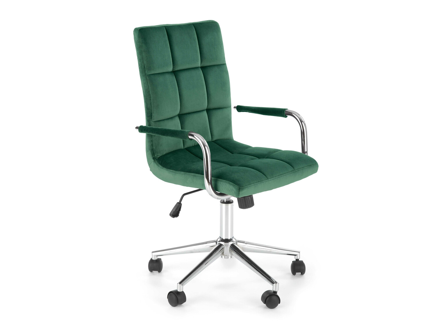 Scaun de birou Houston 1198 (Verde închis + Argint)