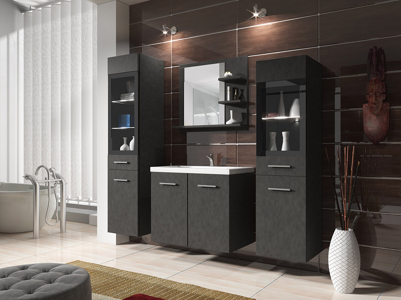 Set baie Scientia IV (Matera gri)