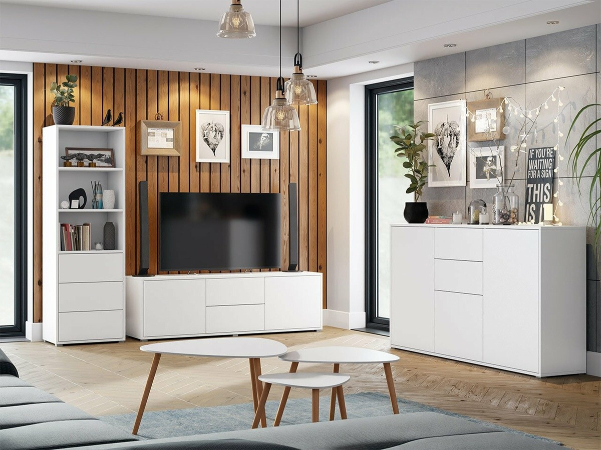 Set de living Comfivo Tutela III (Alb)