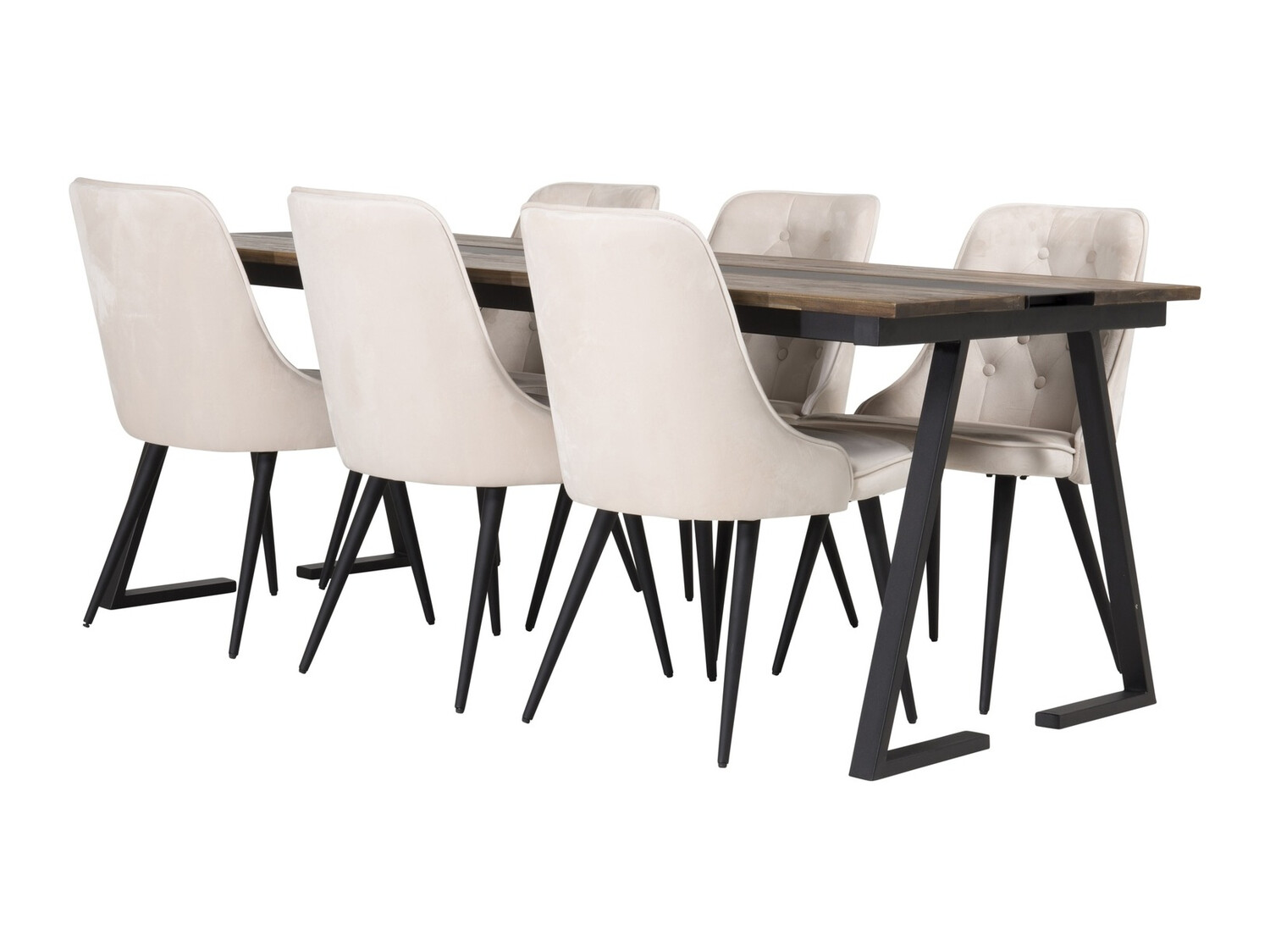 Set de mese Dallas 1934 (Negru + Bej)