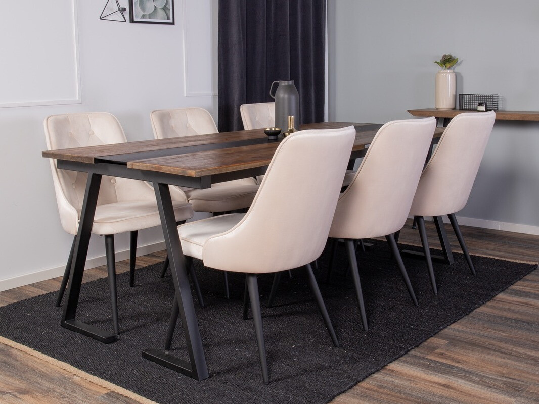 Set de mese Dallas 1934 (Negru + Bej)