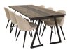 Set de mese Dallas 1944 (Crem + Negru)
