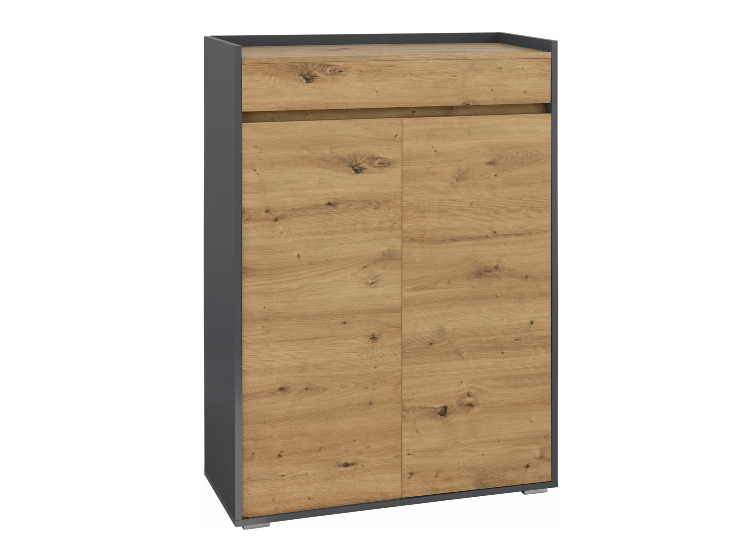 Raft pantof Ruvciri 101 (Stejar + Antracit)