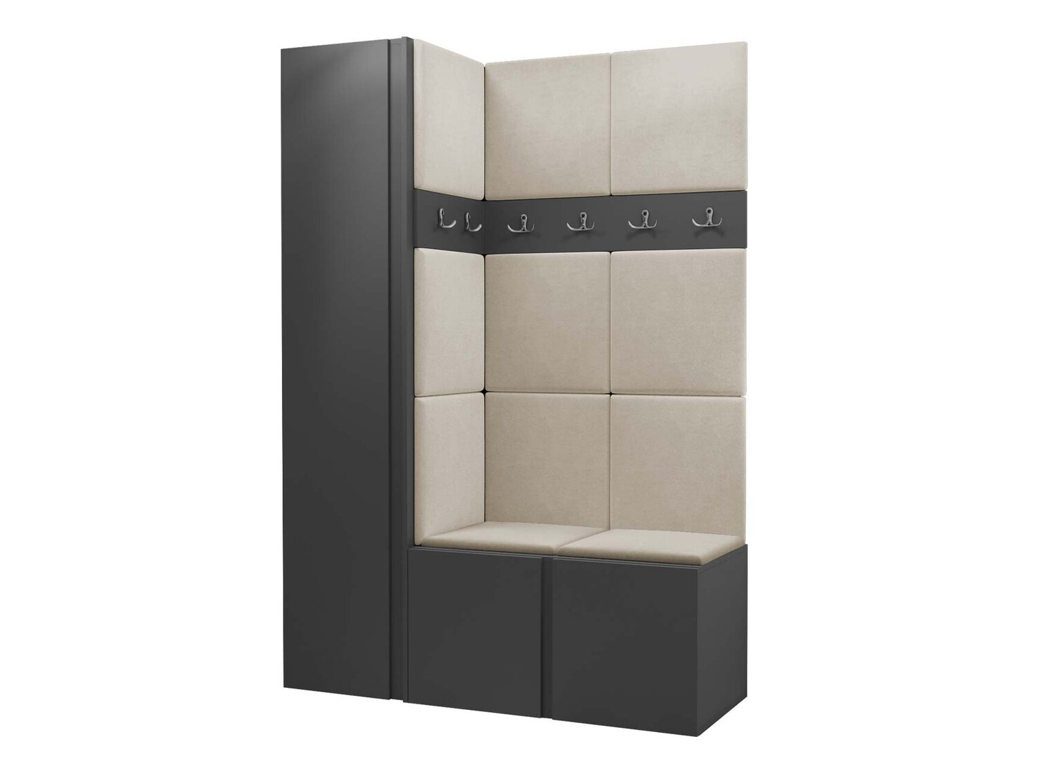 Set de hol Pinis IX (Grafit)