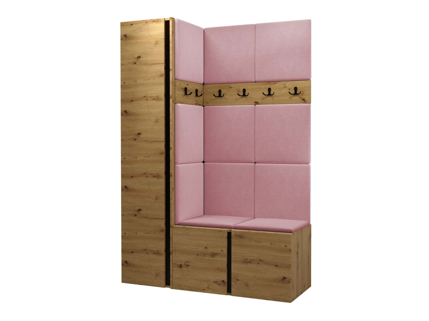 Set de hol Pinis IX (Stejar artizan)
