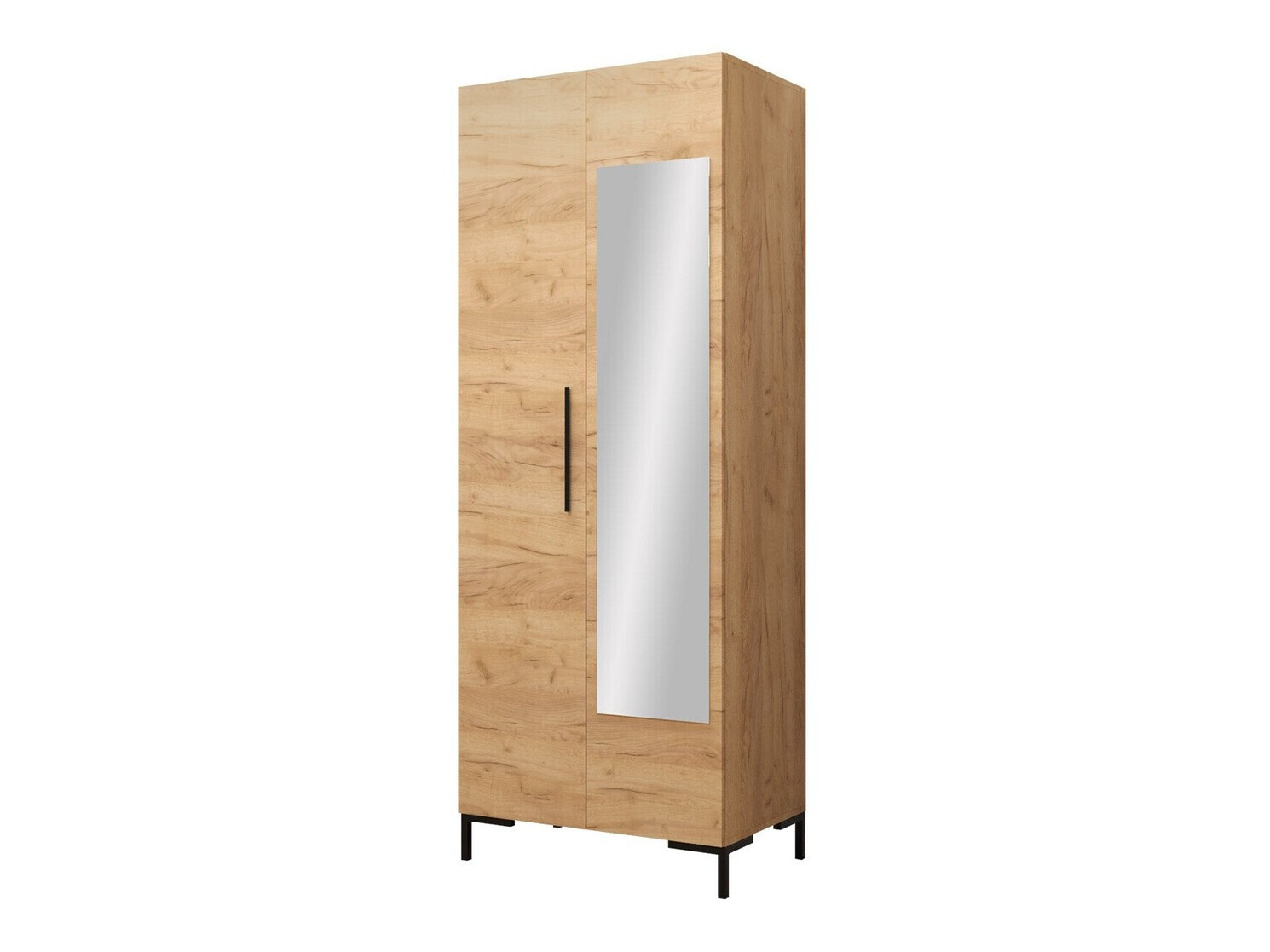 Dulap Nomal I (Craft stejar + Negru)