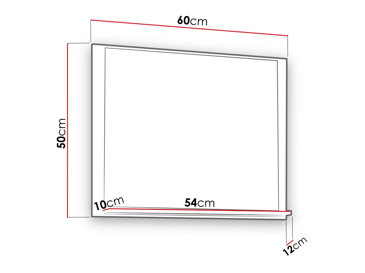 Oglinda de la baie Velum (Stejar artizan)