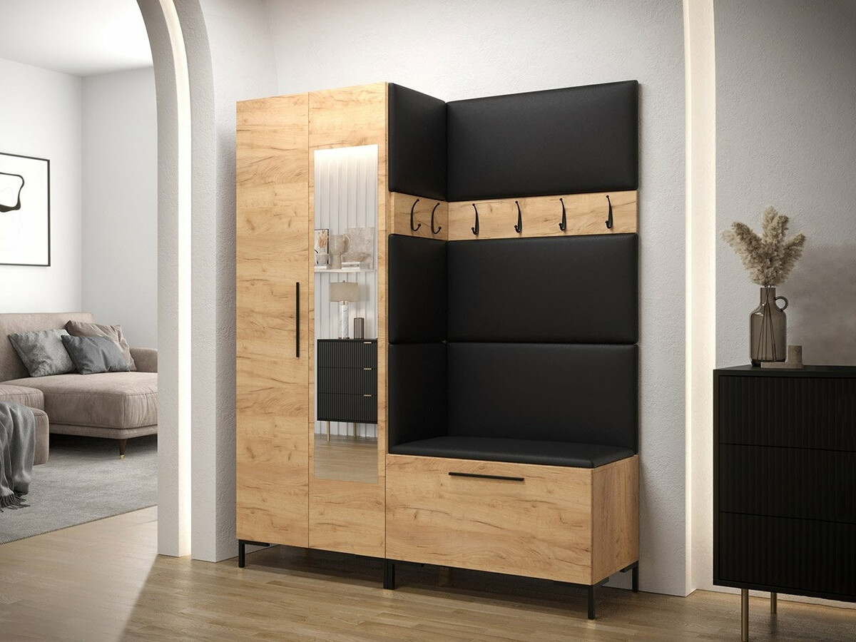 Dulap pantofi Nomal (Craft stejar + Negru)
