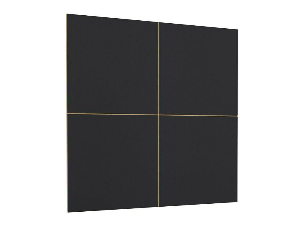 Set de living Austin 362 (Stejar Wotan + Negru mat + Negru)