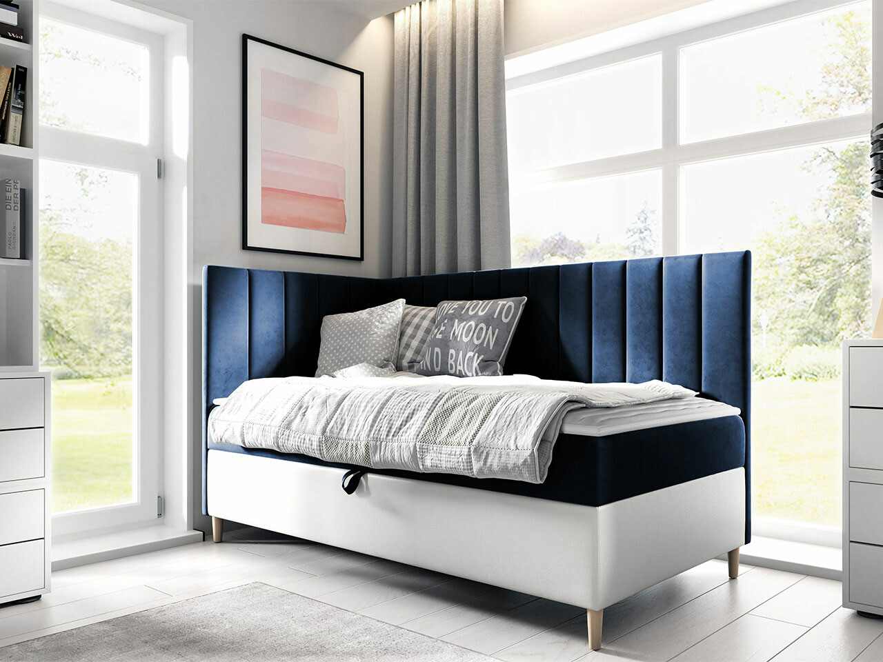 Pat boxspring Lucus (Soft 017 + Fresh 11)