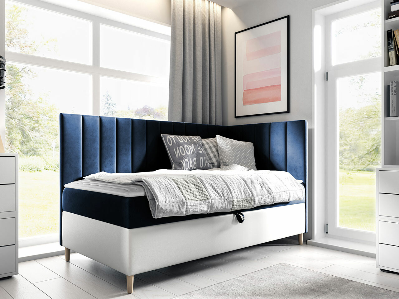 Pat boxspring Lucus (Soft 017 + Fresh 11)