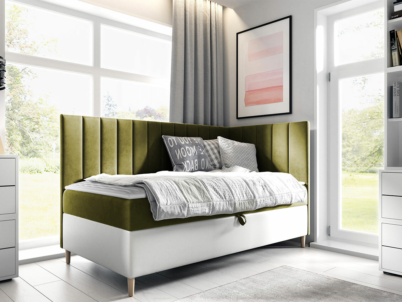 Pat boxspring Lucus (Soft 017 + Fresh 12)