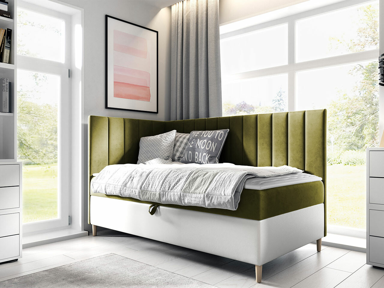 Pat boxspring Lucus (Soft 017 + Fresh 12)