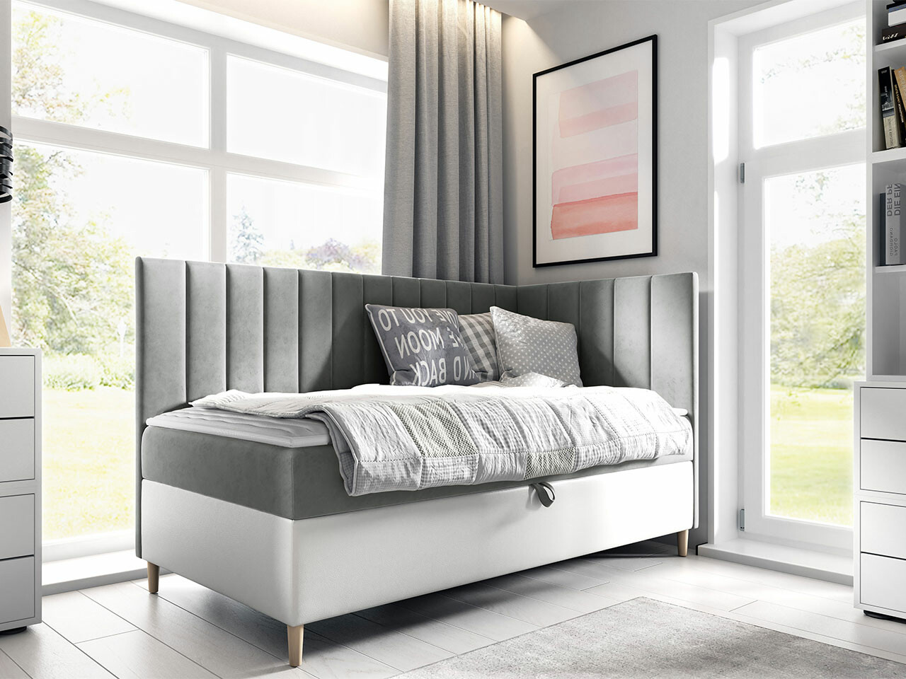Pat boxspring Lucus (Soft 017 + Fresh 14)