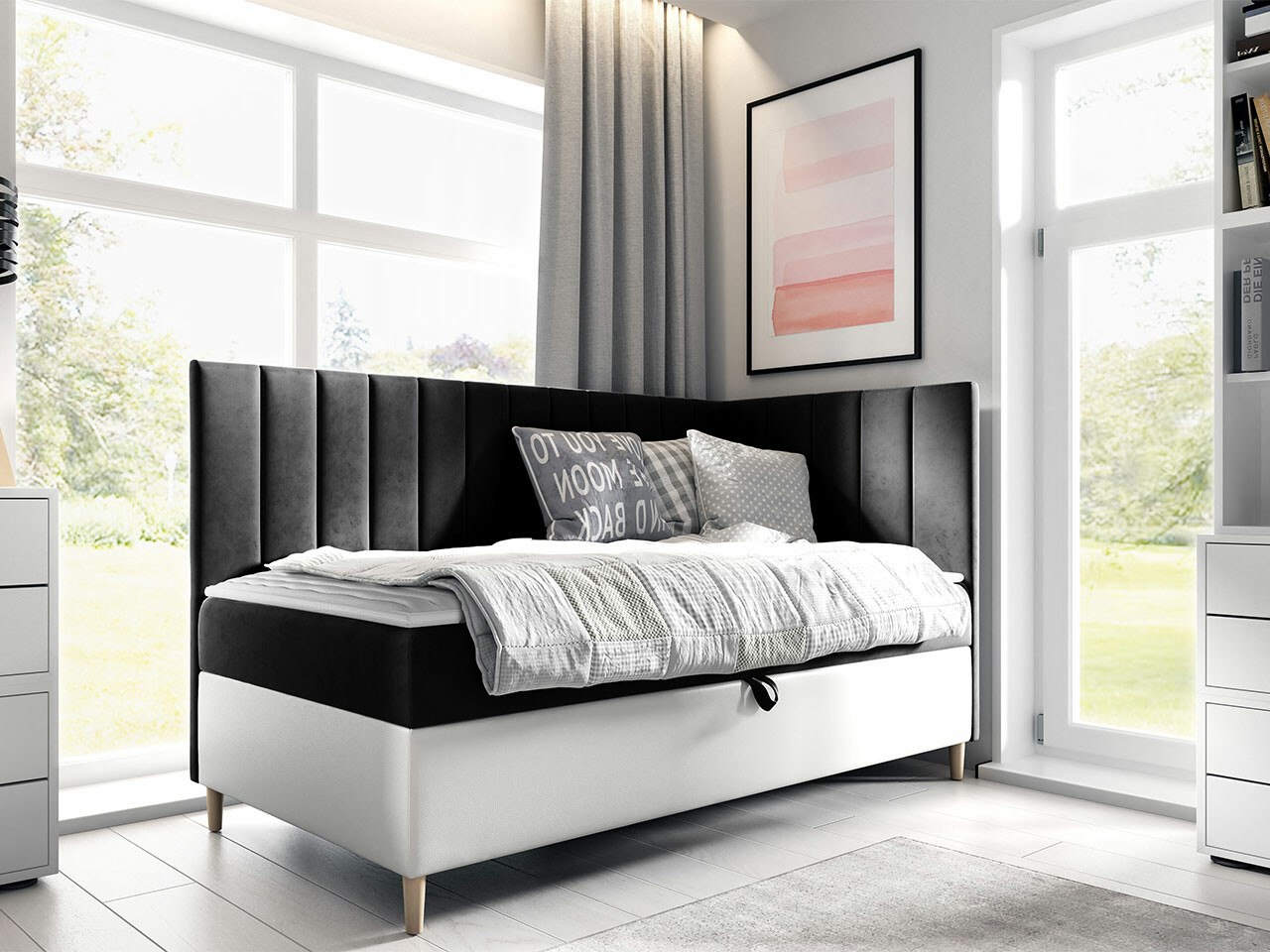 Pat boxspring Lucus (Soft 017 + Fresh 17)