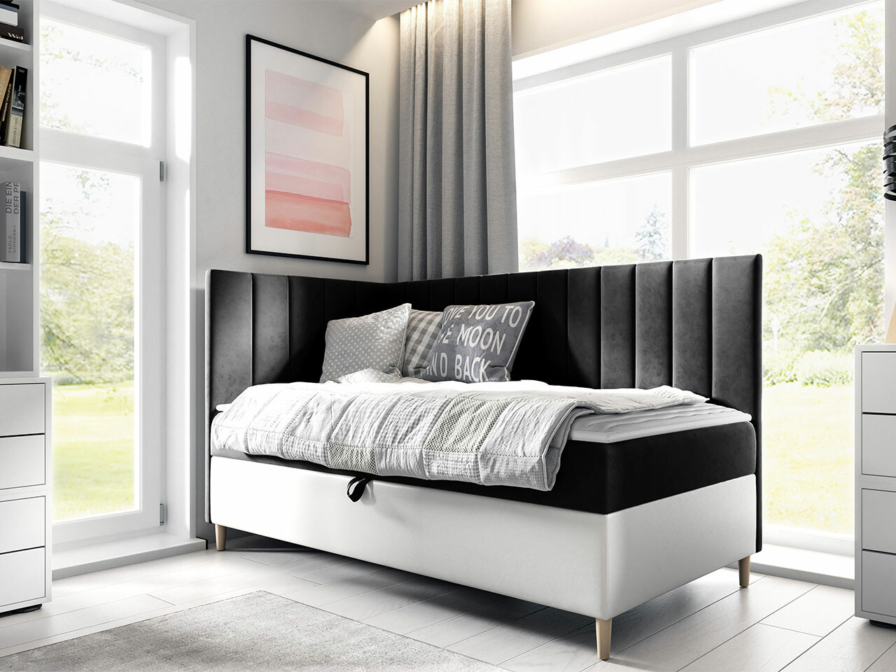 Pat boxspring Lucus (Soft 017 + Fresh 17)