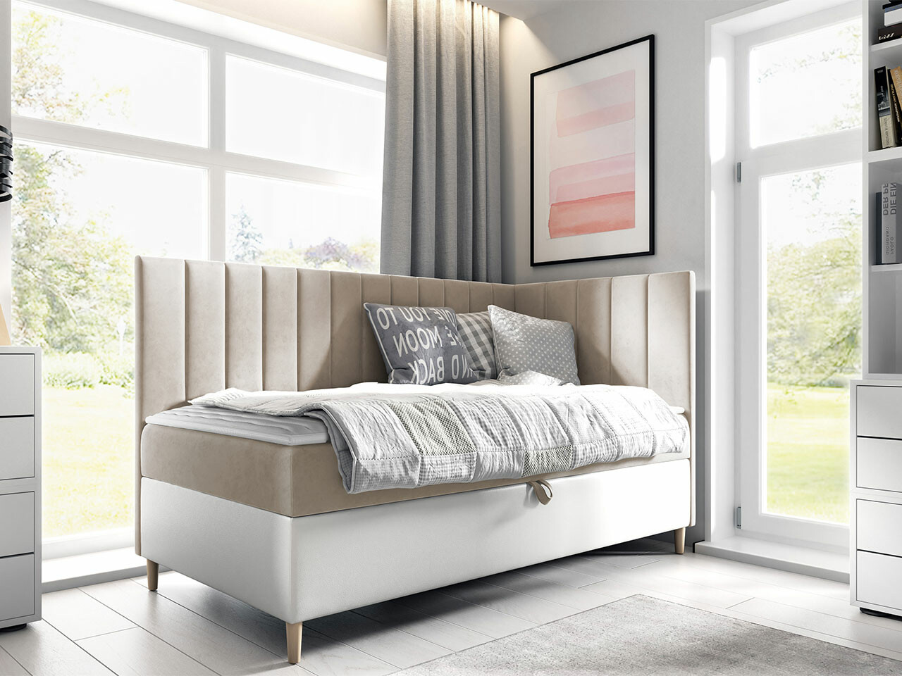 Pat boxspring Lucus (Soft 017 + Fresh 1)