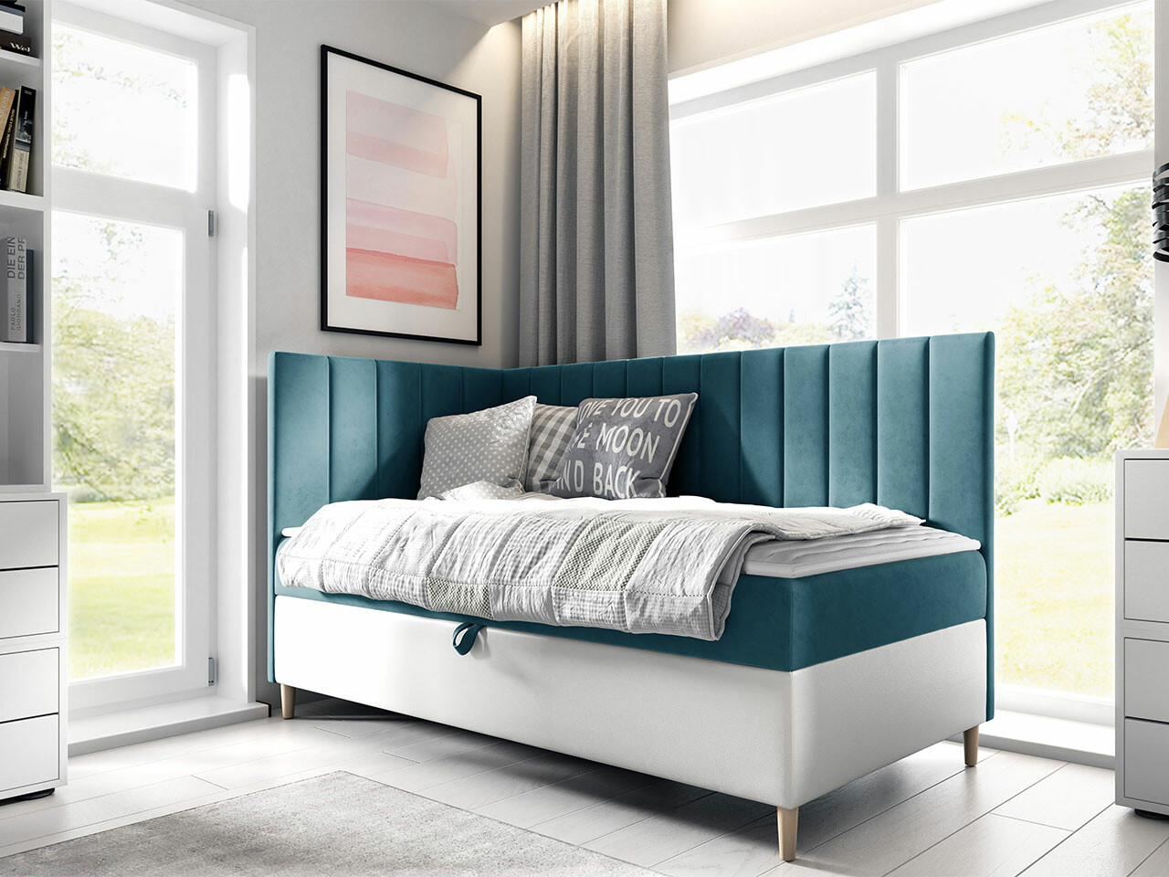 Pat boxspring Lucus (Soft 017 + Fresh 34)