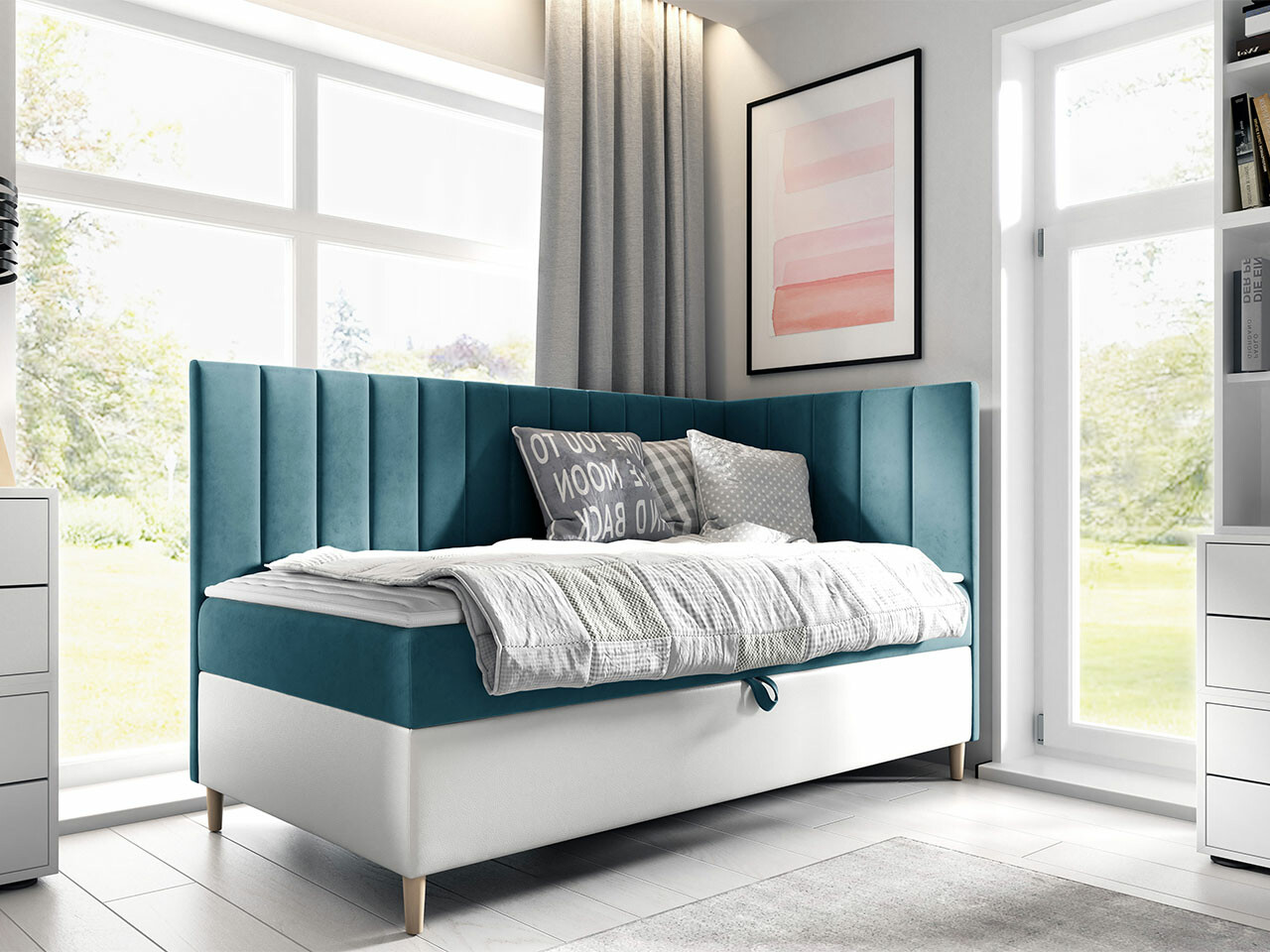 Pat boxspring Lucus (Soft 017 + Fresh 34)