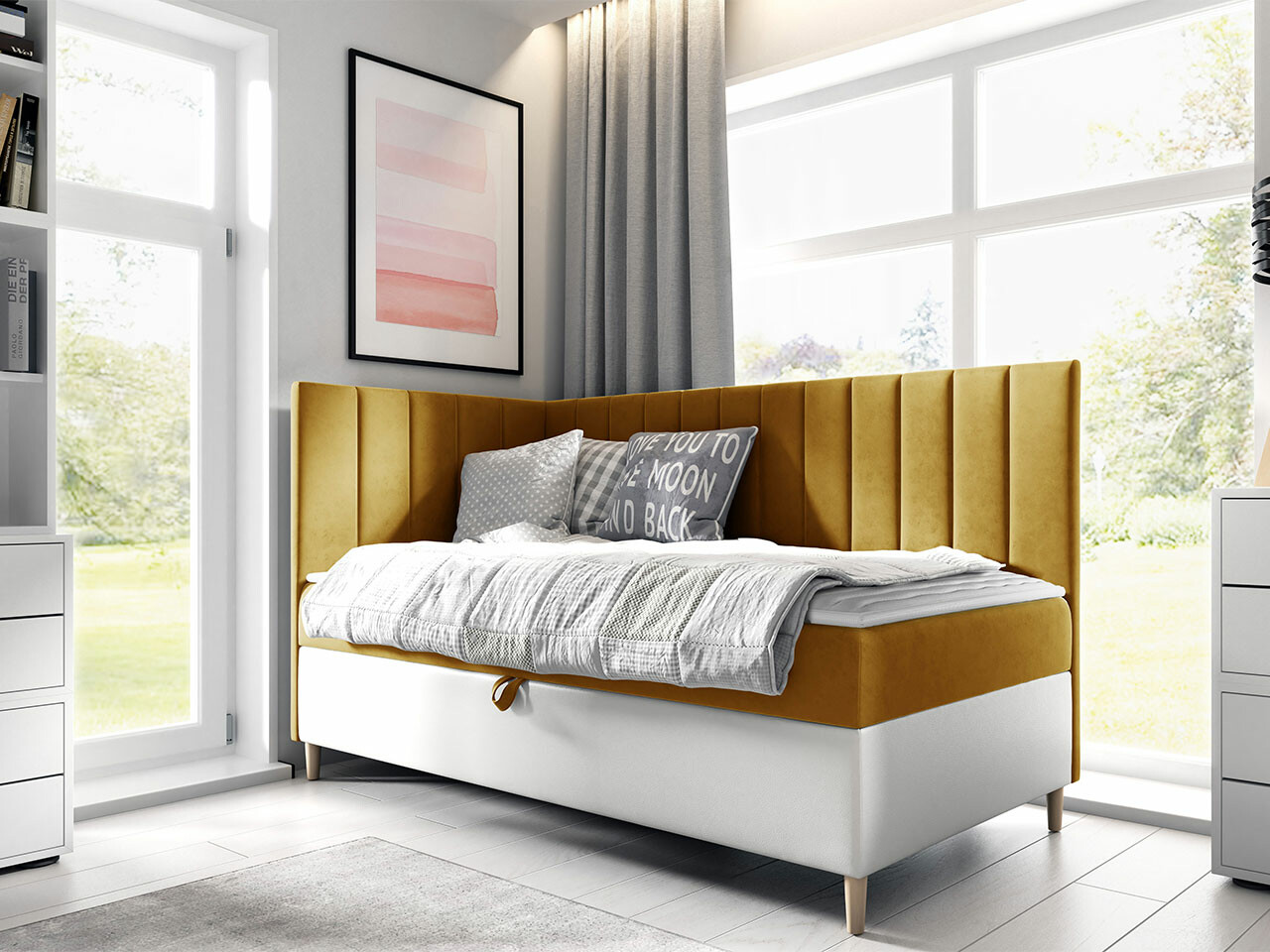 Pat boxspring Lucus (Soft 017 + Fresh 37)