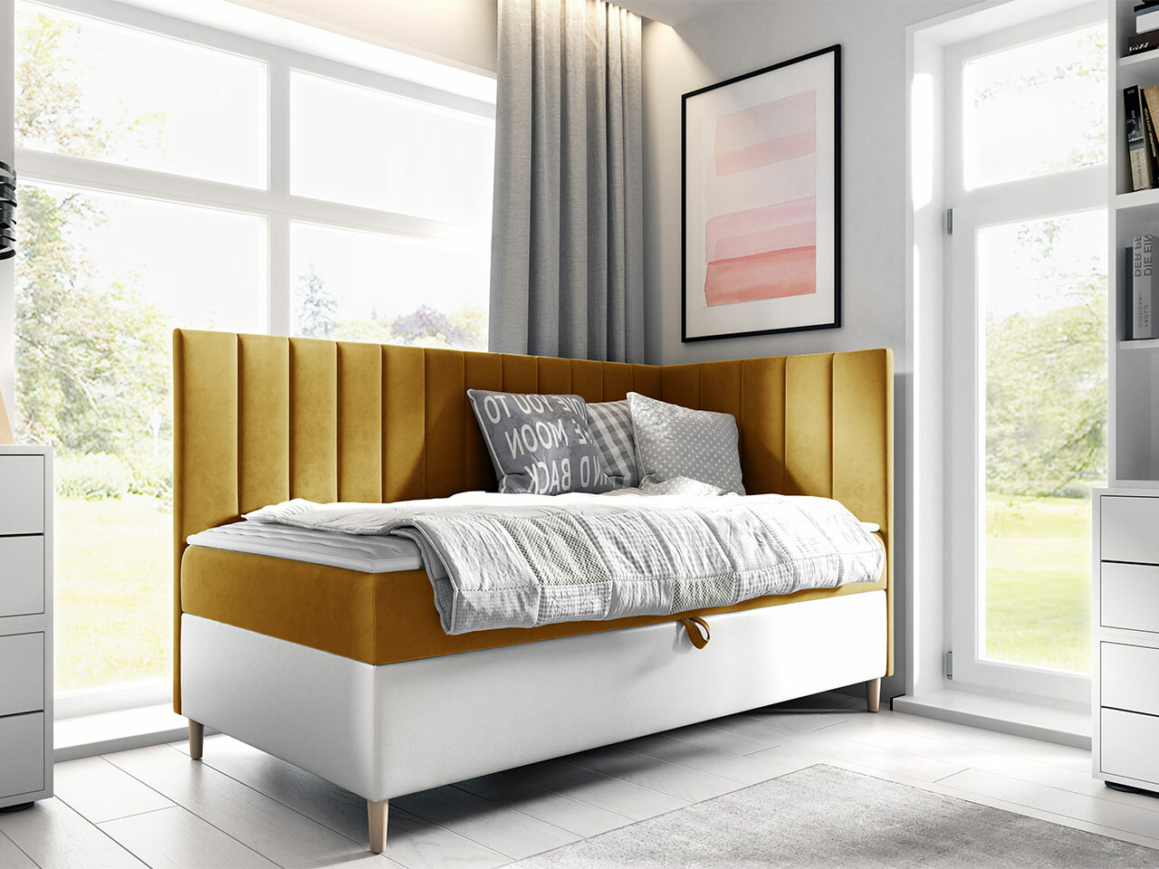 Pat boxspring Lucus (Soft 017 + Fresh 37)