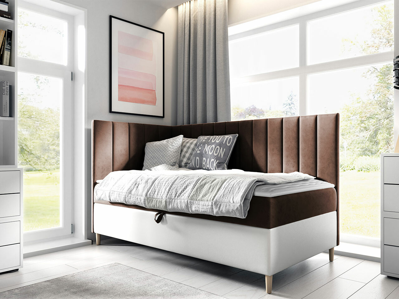 Pat boxspring Lucus (Soft 017 + Fresh 4)