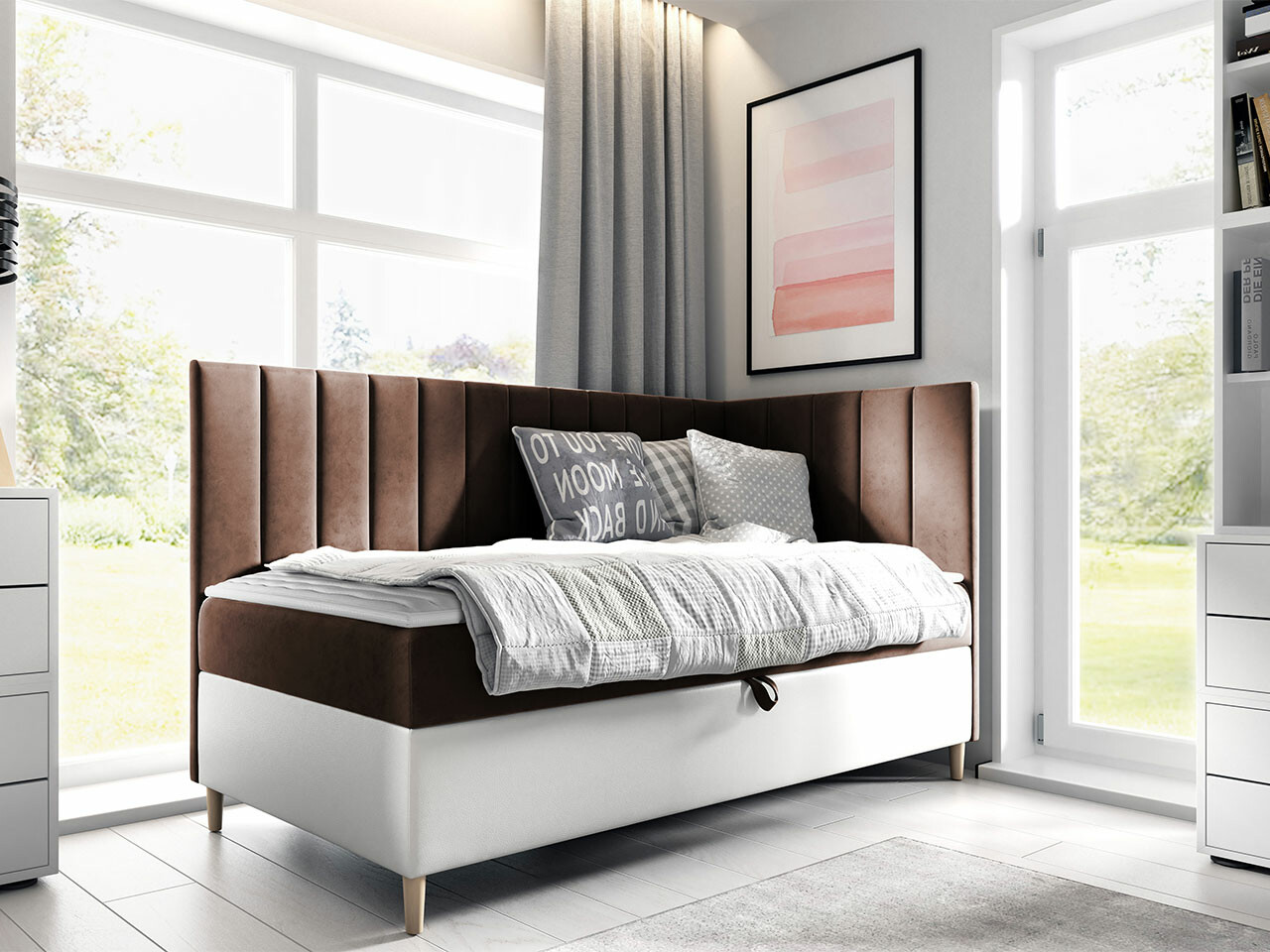 Pat boxspring Lucus (Soft 017 + Fresh 4)