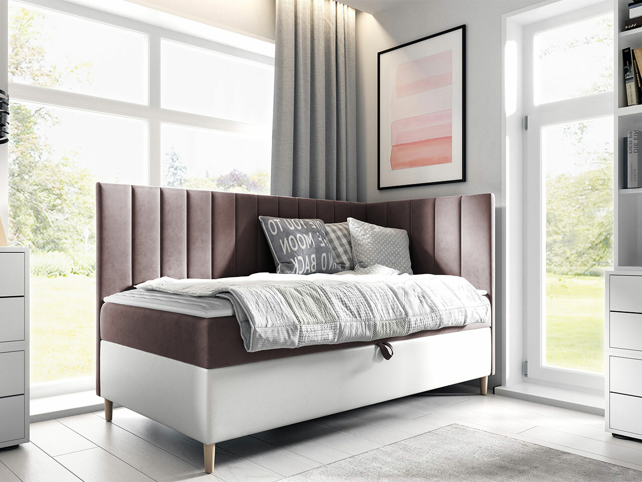 Pat boxspring Lucus (Soft 017 + Fresh 9)
