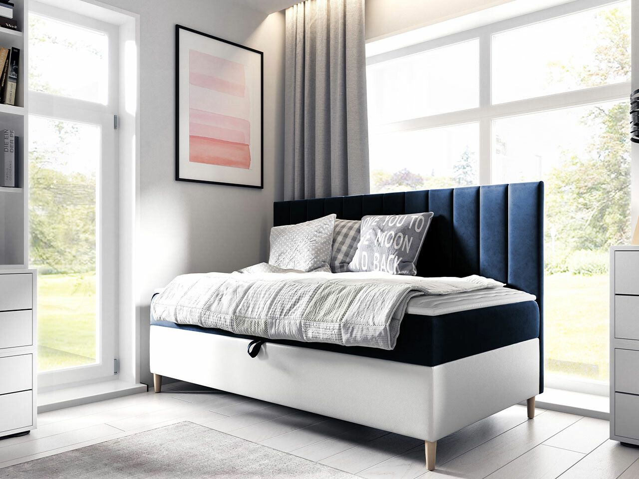 Pat boxspring Lucus I (Soft 017 + Fresh 11)