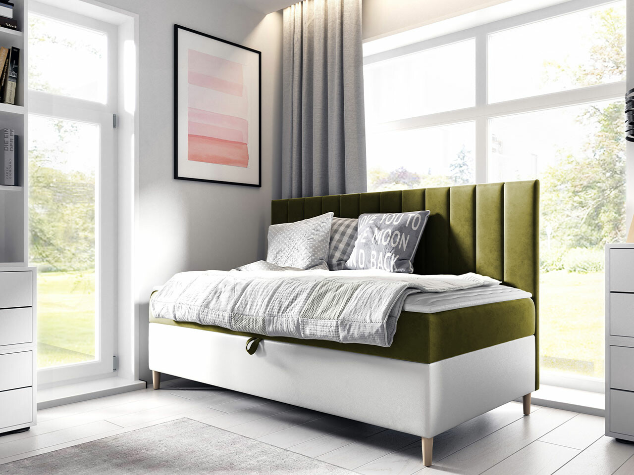 Pat boxspring Lucus I (Soft 017 + Fresh 12)