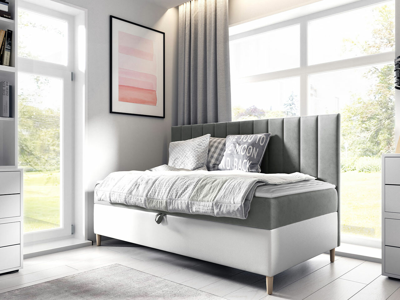 Pat boxspring Lucus I (Soft 017 + Fresh 14)