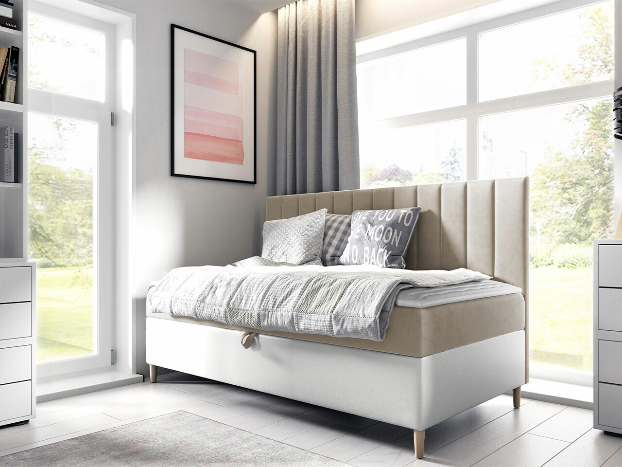 Pat boxspring Lucus I (Soft 017 + Fresh 1)