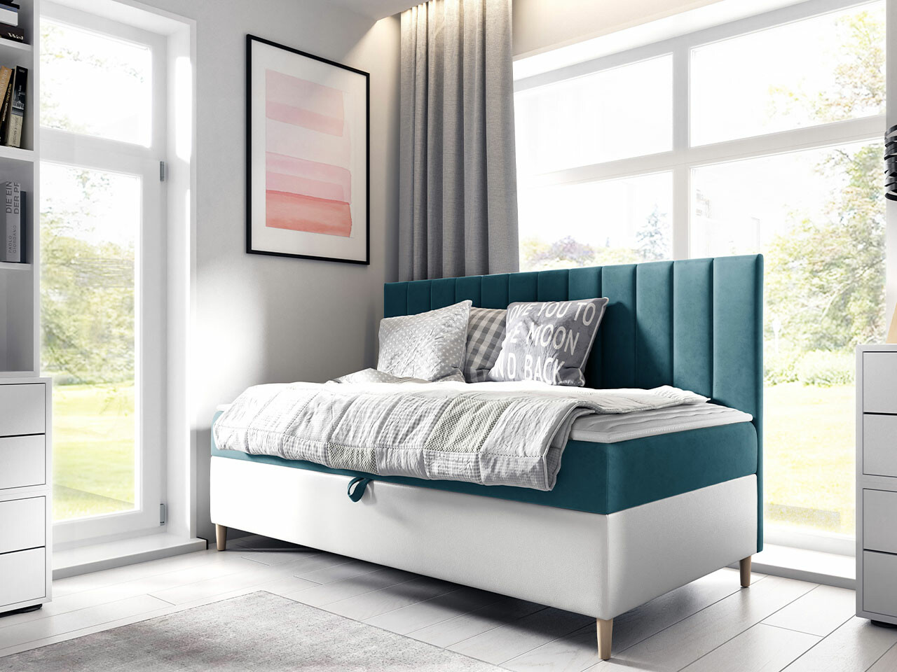 Pat boxspring Lucus I (Soft 017 + Fresh 34)