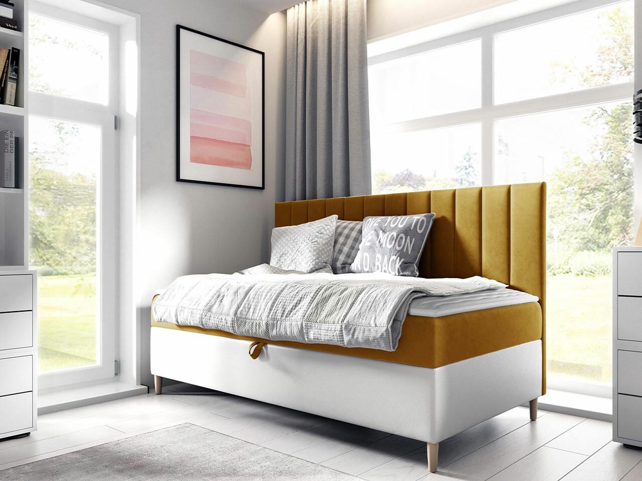 Pat boxspring Lucus I (Soft 017 + Fresh 37)