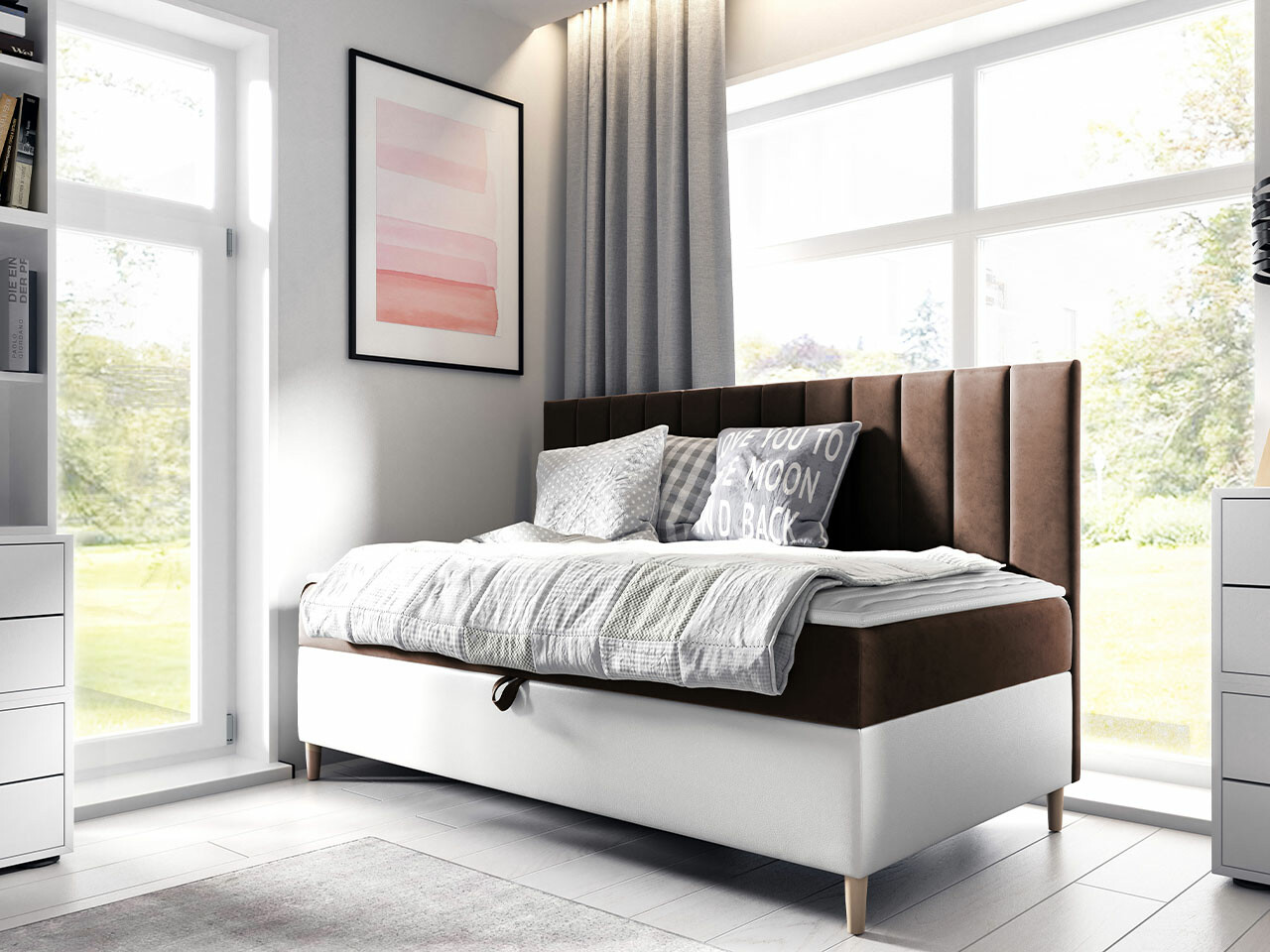 Pat boxspring Lucus I (Soft 017 + Fresh 4)