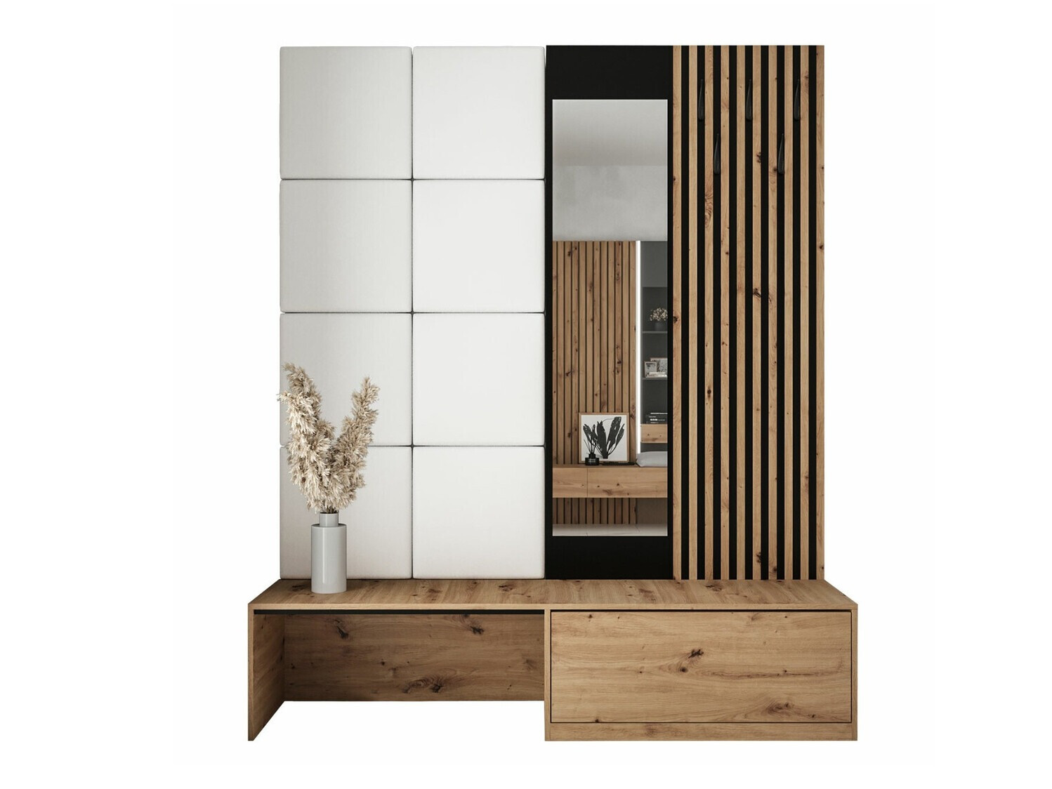 Set de hol Fabor (Stejar artizan + Soft 017)