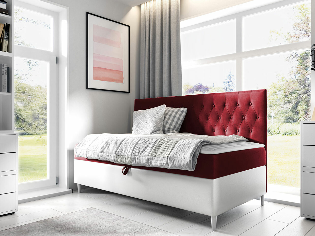 Pat boxspring Lucus II (Soft 017 + Fresh 8)