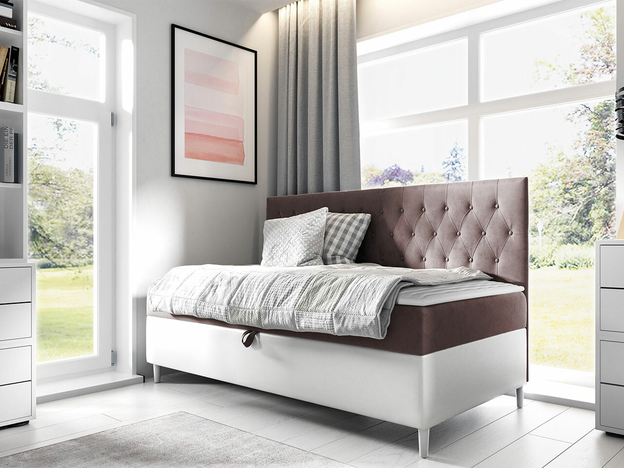 Pat boxspring Lucus II (Soft 017 + Fresh 9)