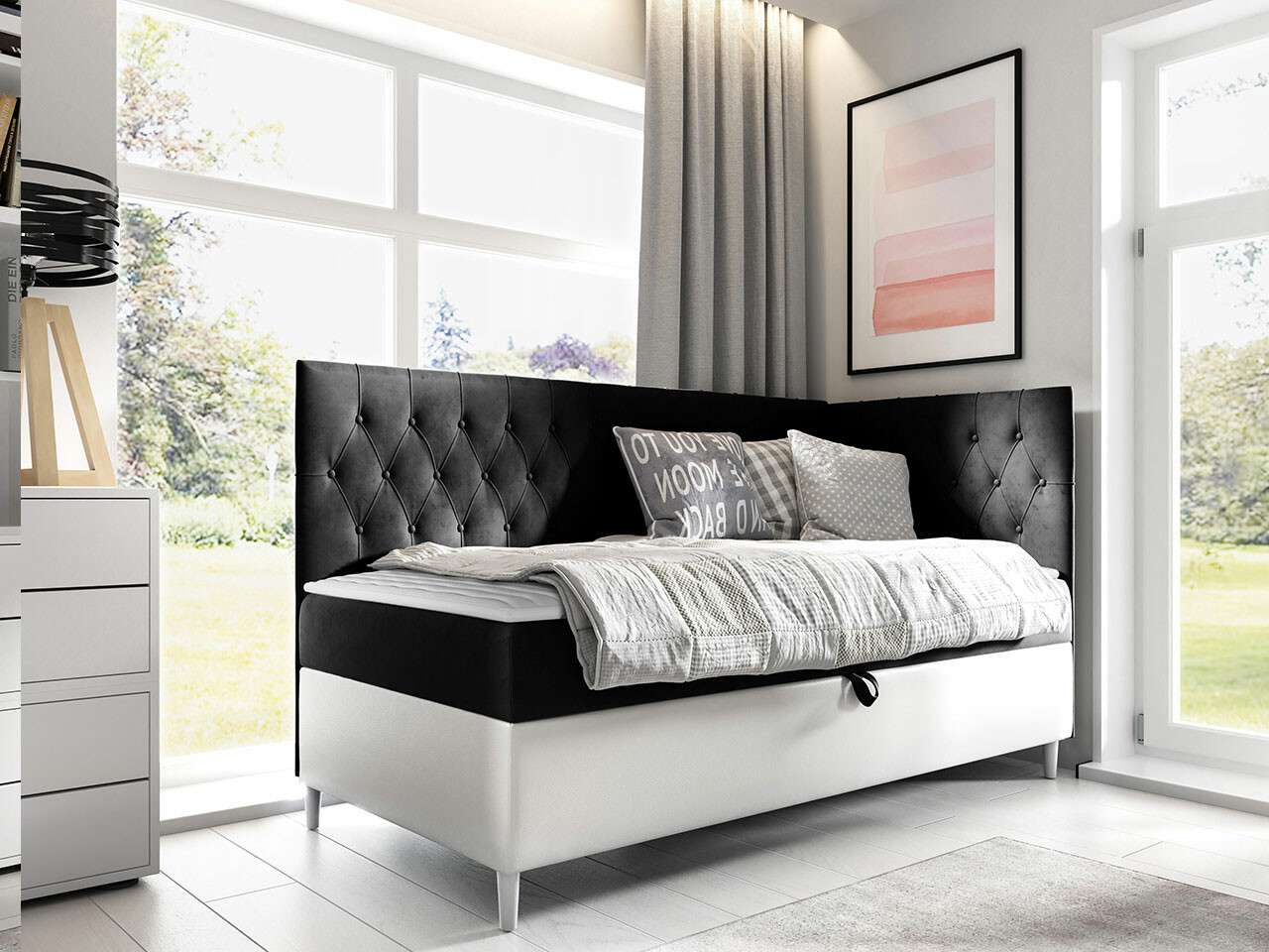 Pat boxspring Lucus III (Soft 017 + Fresh 17)