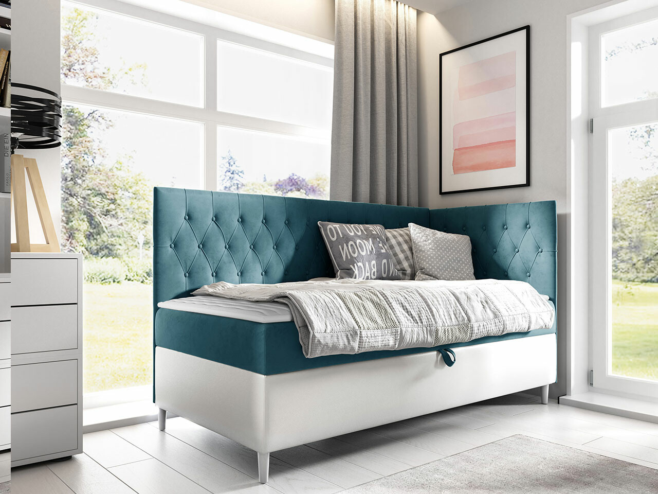 Pat boxspring Lucus III (Soft 017 + Fresh 34)