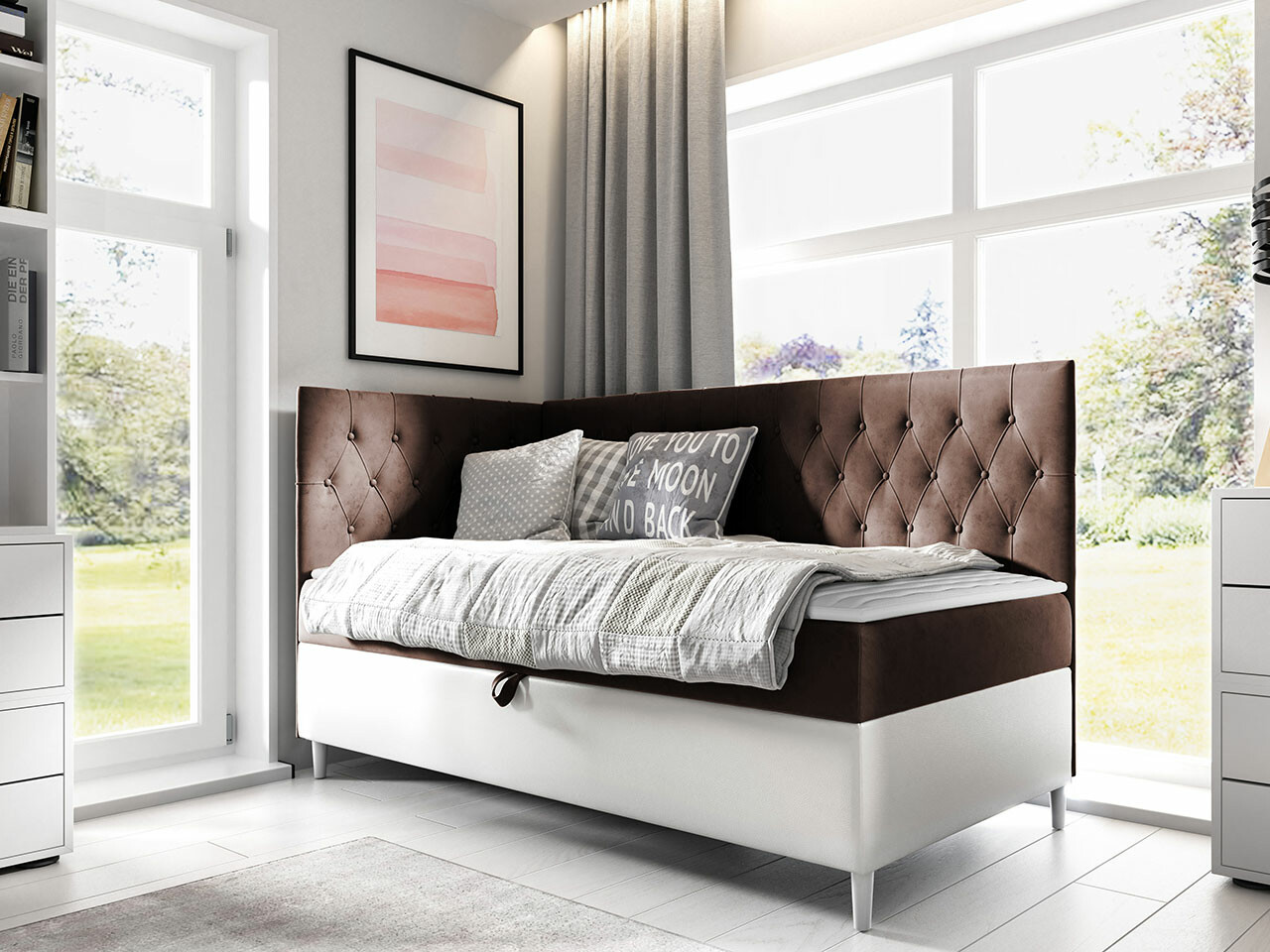 Pat boxspring Lucus III (Soft 017 + Fresh 4)